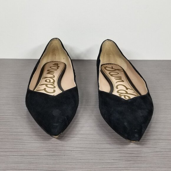 Sam Edelman Riza Flat, Black Suede, Womens Size 9.5 M - Picture 2 of 12